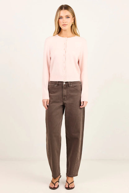 STORIES BE TOLD AUTOGRAPH CARDIGAN - BLUSH