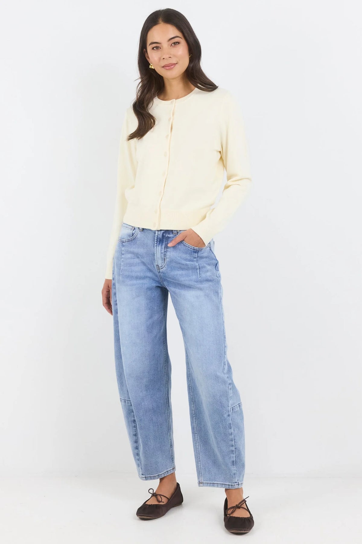 STORIES BE TOLD - AUTOGRAPH CARDIGAN - BUTTER