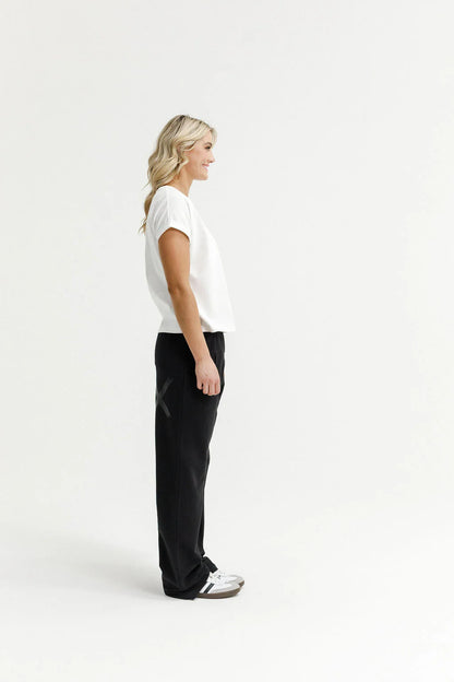 HOME-LEE AVENUE PANTS - BLACK WITH MATTE BLACK X - HL266 BMX