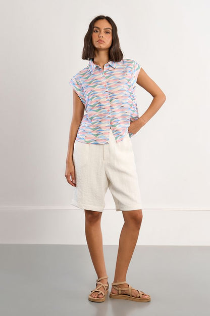 LILI SIDONIO WOVEN SHIRT - MULTICO VAA