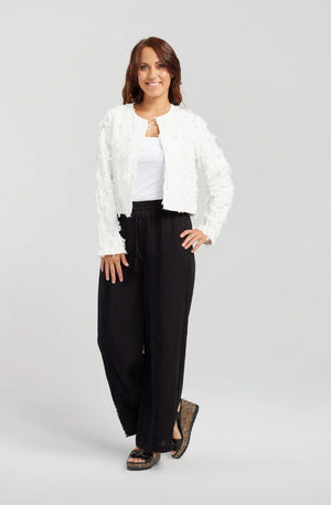 ZAFINA ESME JACKET - WHITE - ZJ1097A