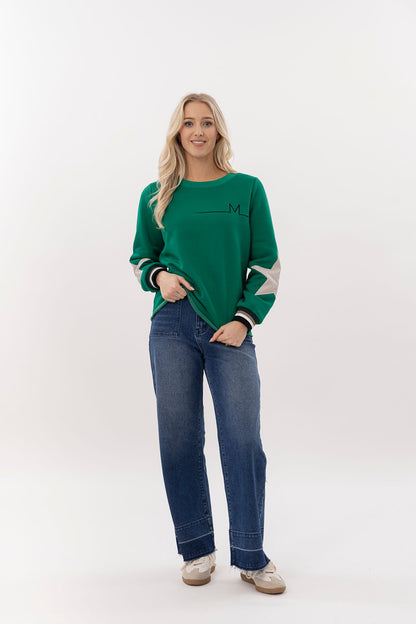 MI MOSO ALL STAR SWEAT - GREEN