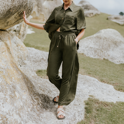 MOKE NZ BOWIE WOMEN'S PANTS - BONSAI