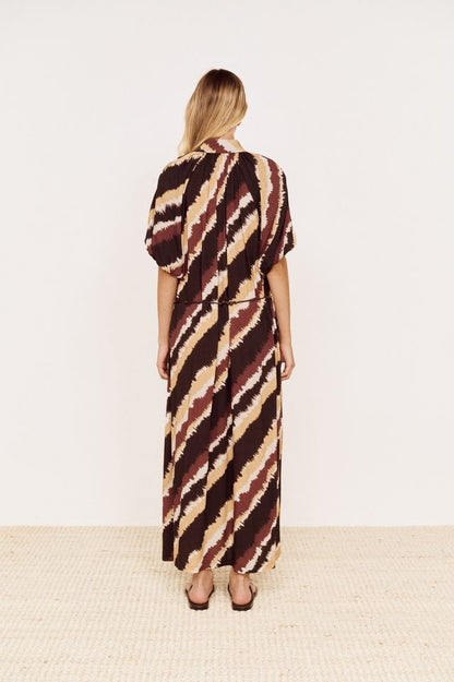 MINK PINK GRETA MAXI DRESS - STRIPE
