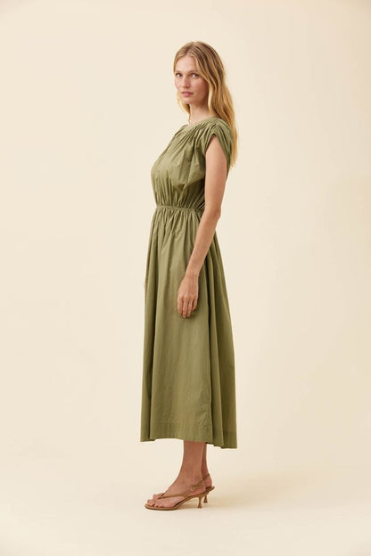 ISLE OF MINE ROSA REVERSIBLE MAXI DRESS - SAGE