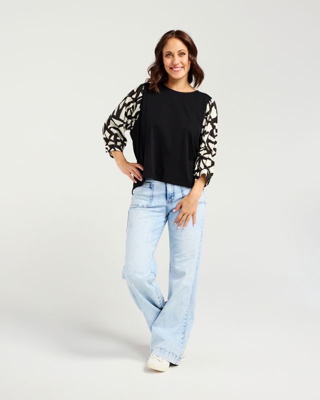 ZAFINA KIRA TOP - BOLD EDGE