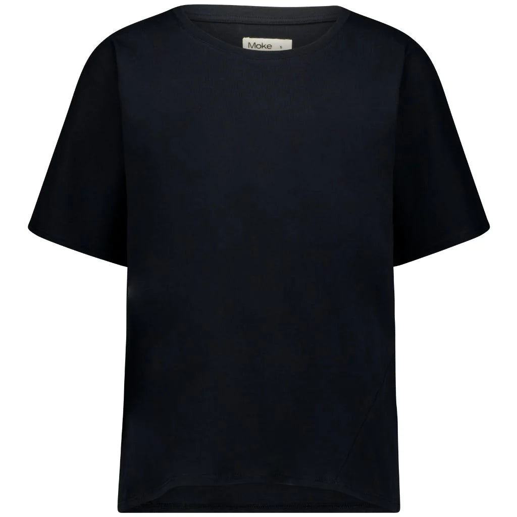 MOKE NZ - CHARLOTTE TEE - BLACK - CHARLOTTEBLK