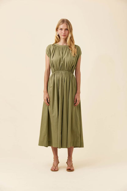 ISLE OF MINE ROSA REVERSIBLE MAXI DRESS - SAGE