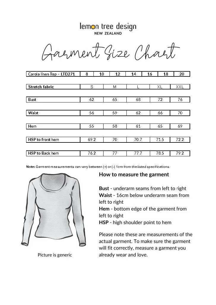 LEMON TREE DESIGN - CAROLA LINEN TOP - MOCHA - 271LTDSS25