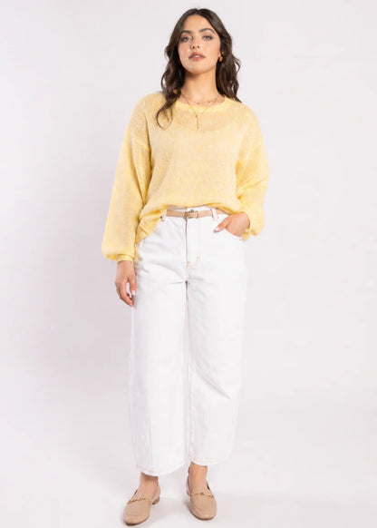 DRAMA THE LABEL FEE JUMPER - BUTTERMILK