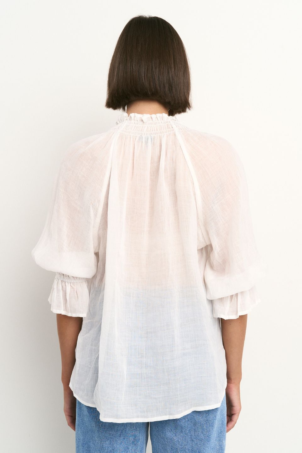 IVY & JACK CLOSURE SHORT SLEEVE TOP - IVORY
