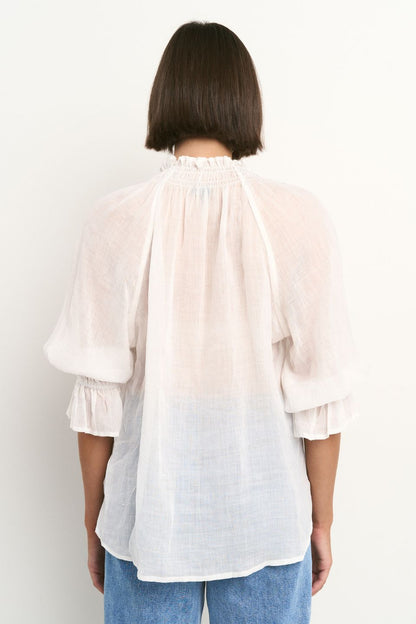 IVY & JACK CLOSURE SHORT SLEEVE TOP - IVORY