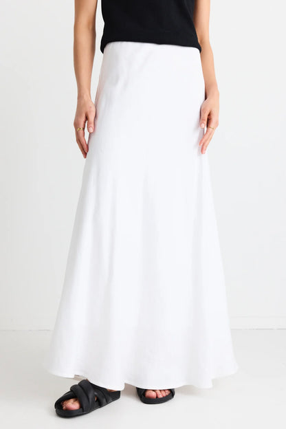 RE:UNION LAGOS MAXI SKIRT - WHITE