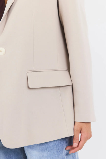 BY ROSA - CONFINE BLAZER - TAUPE
