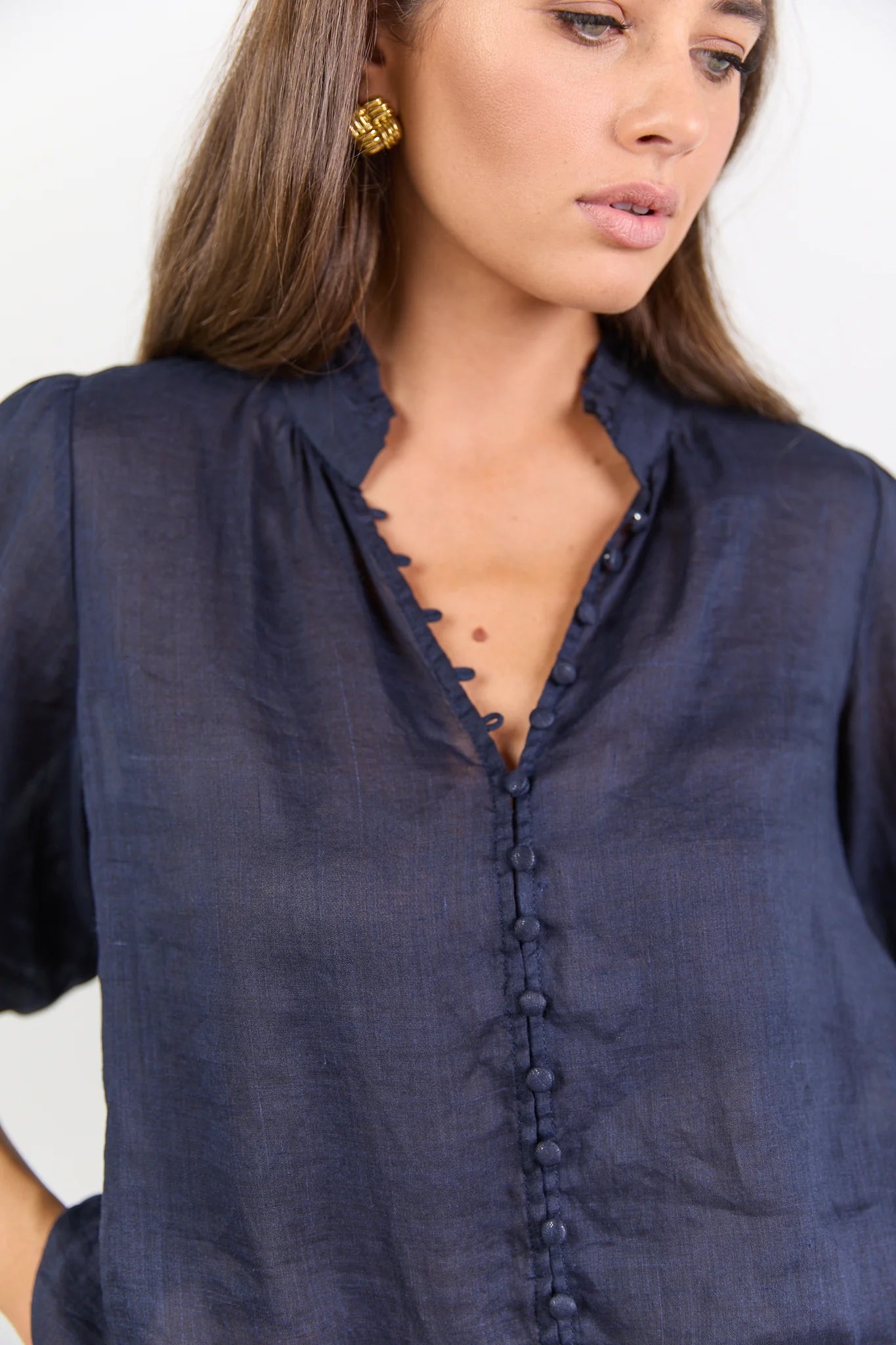 IVY & JACK CONTINUANCE SS TOP - NAVY