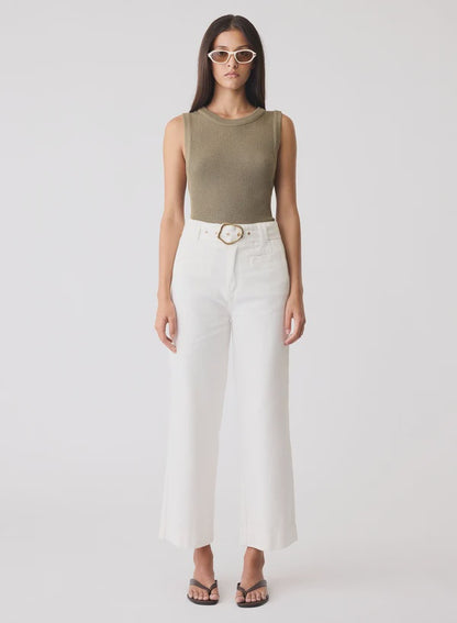 ESMAEE CAPILLA DENIM JEANS - IVORY