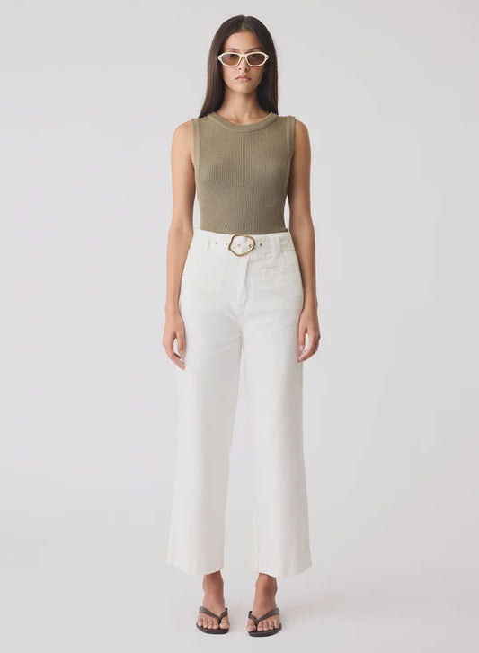 ESMAEE CAPILLA DENIM JEANS - IVORY