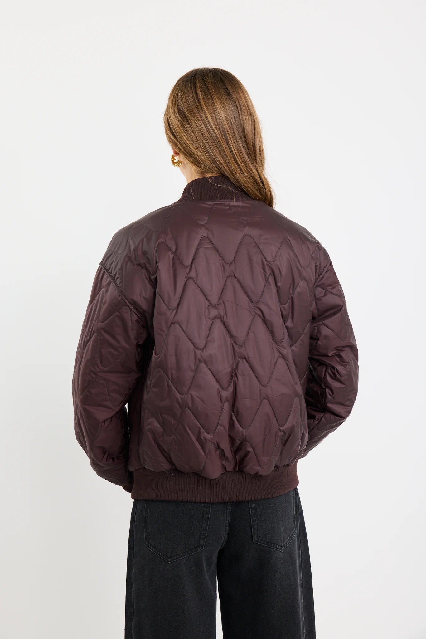 STORIES TO BE TOLD DIVISION BOMBER JACKET - CHOCOLATE