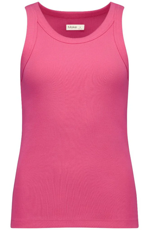 MOKE NZ - EDDIE RIB TANK - HOT PINK - EDDIEHPK