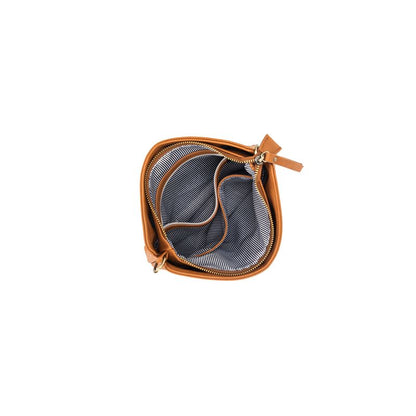 BLACK CAVIAR BAGS - CALLIE CROSSBODY - TAN