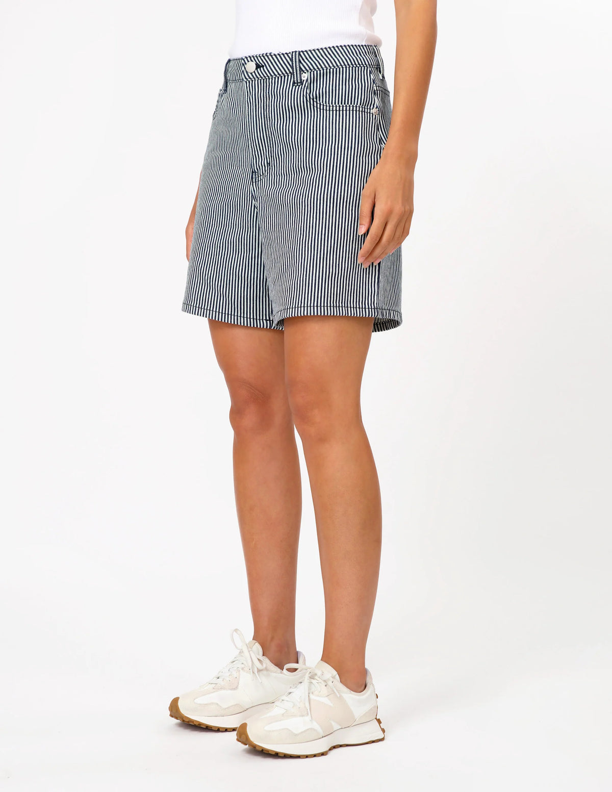 STELLA & GEMMA EMILY SHORT - NAVY/WHITE STRIPE