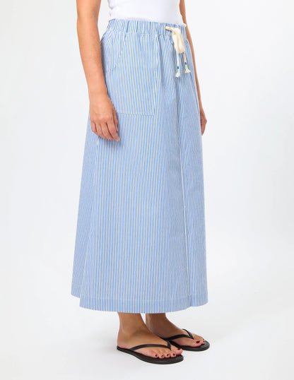 STELLA & GEMMA LEENA SKIRT - SKY STRIPE