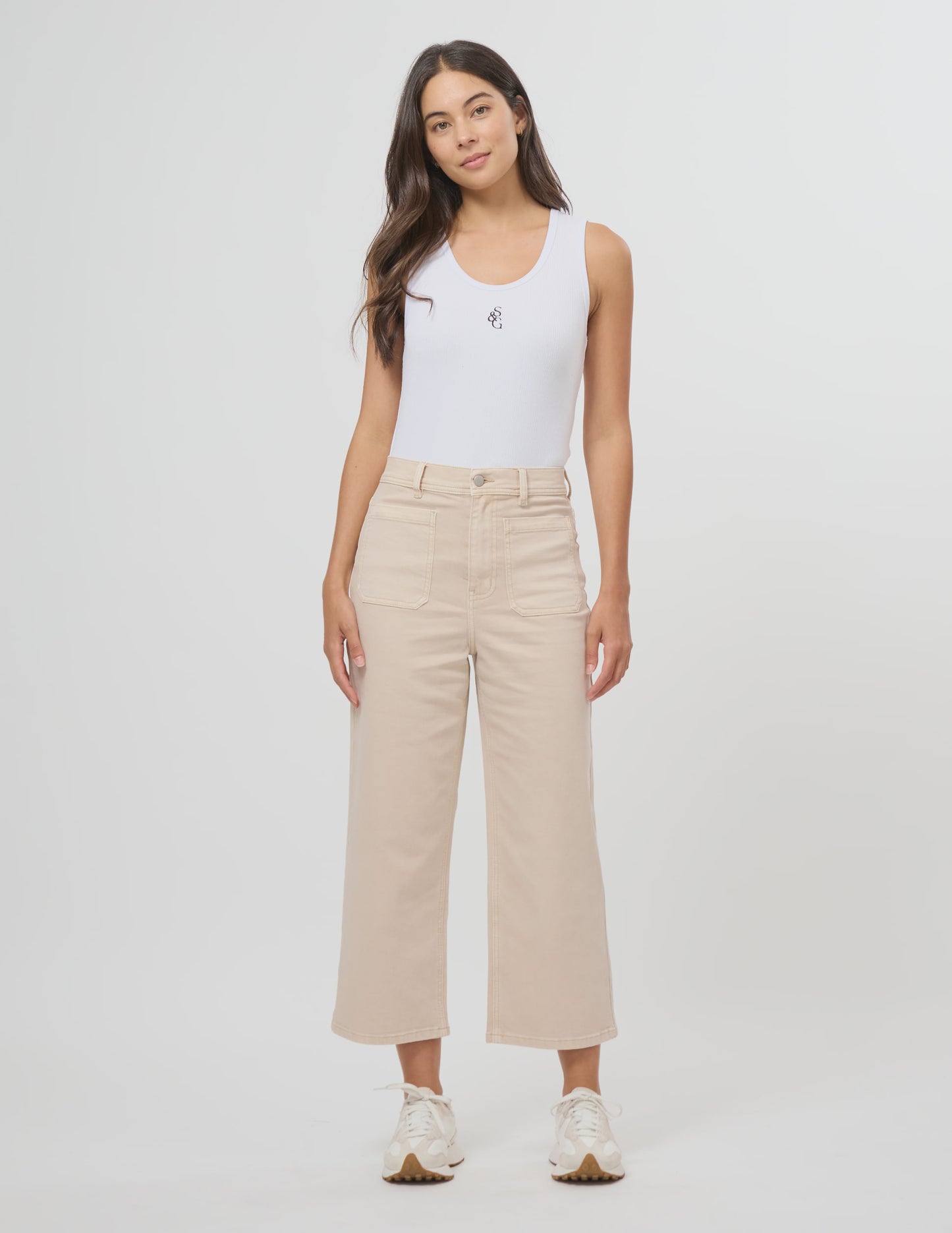 STELLA & GEMMA DINA PANT - BONE