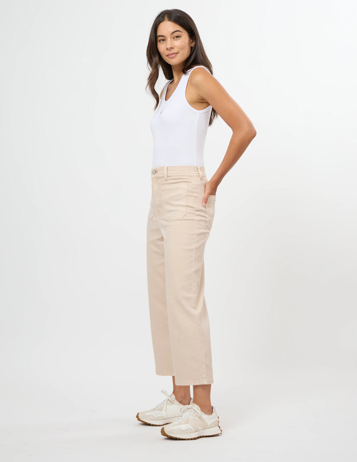 STELLA & GEMMA DINA PANT - BONE