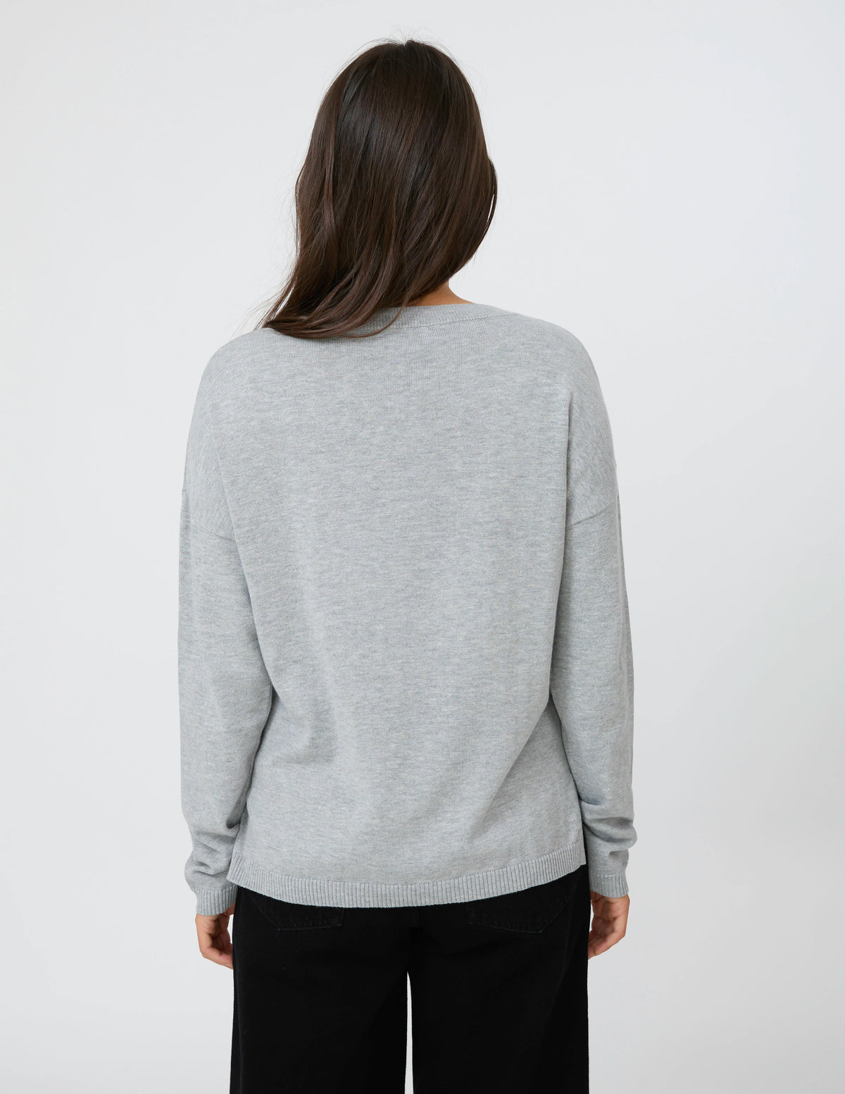 STELLA & GEMMA HIGH STREET JUMPER - GREY MARLE