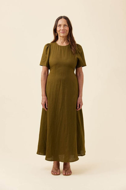 ISLE OF MINE ANITA MAXI DRESS - OLIVE