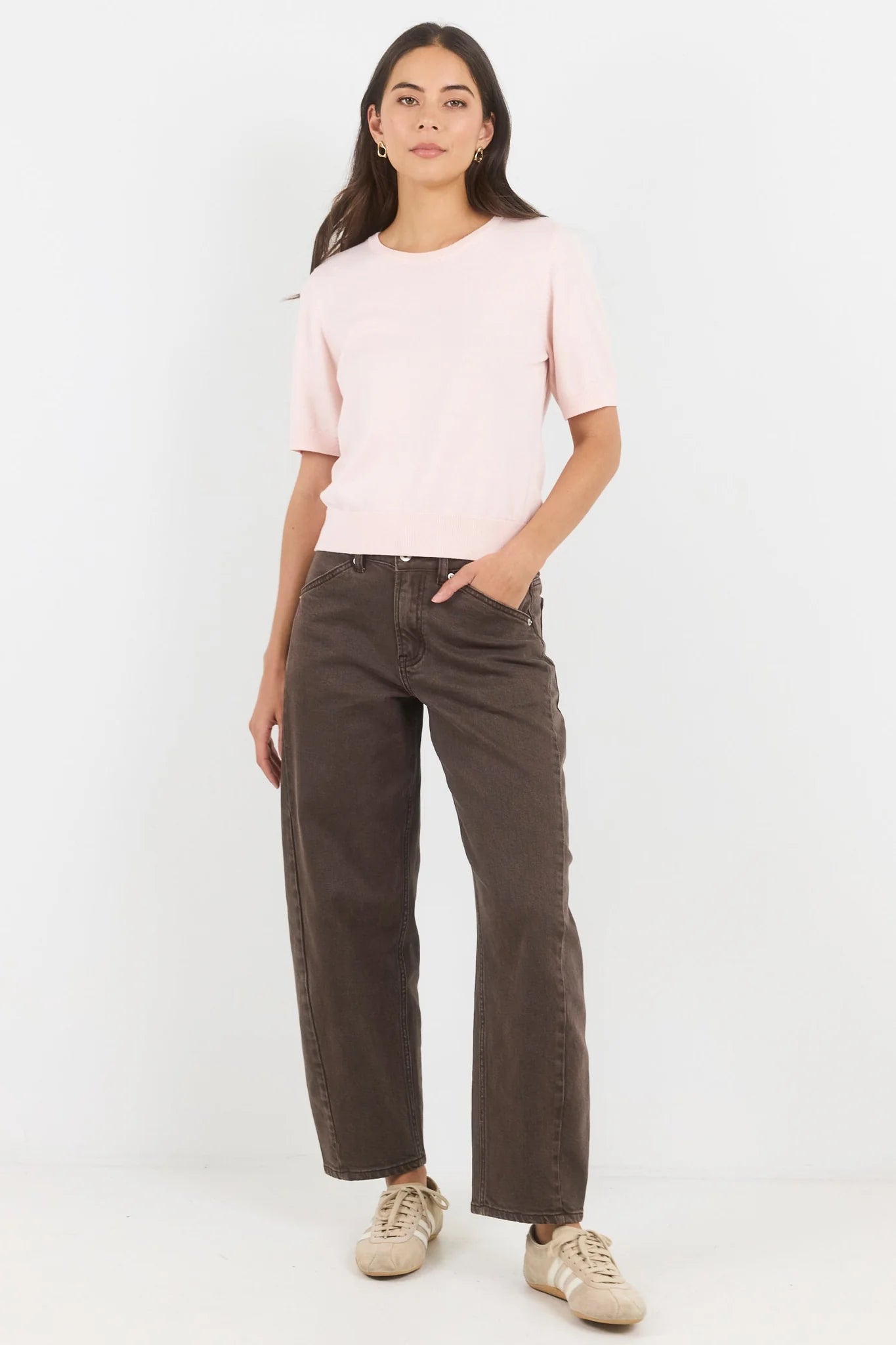 STORIES BE TOLD - EDITION KNIT TEE - BLUSH