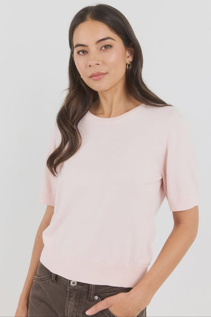STORIES BE TOLD - EDITION KNIT TEE - BLUSH