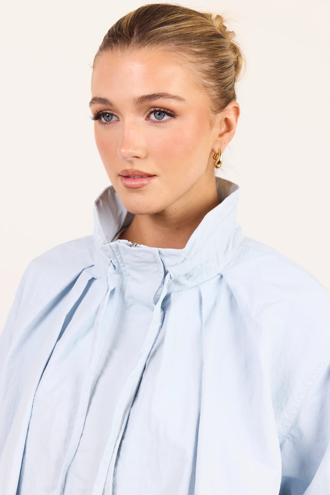 STORIES BE TOLD - ELEMENT BOMBER JACKET - ICE BLUE