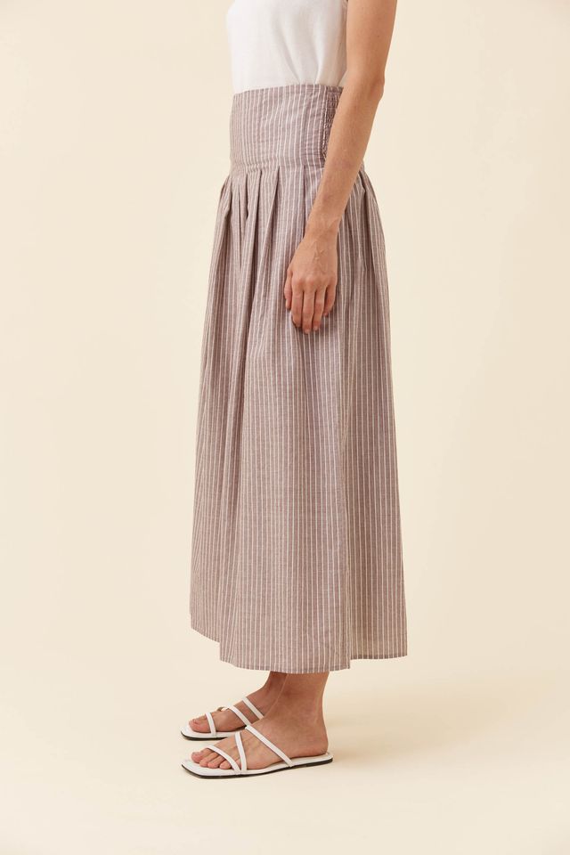 ISLE OF MINE LYNDELL MAXI SKIRT - TAUPE