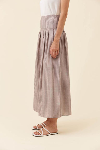 ISLE OF MINE LYNDELL MAXI SKIRT - TAUPE