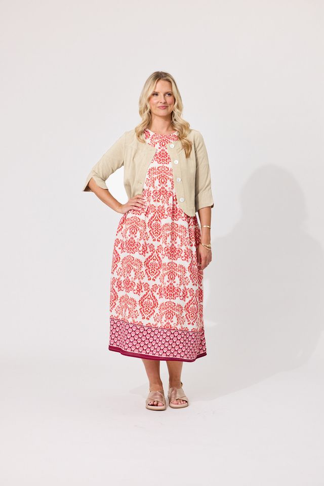 LEMON TREE DESIGN - AMALFI LINEN JACKET - OATMEAL