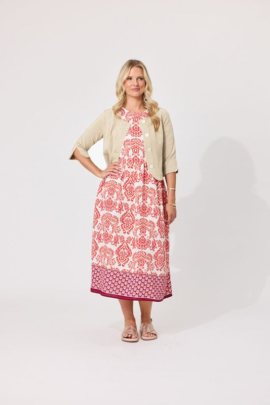 LEMON TREE DESIGN - AMALFI LINEN JACKET - OATMEAL