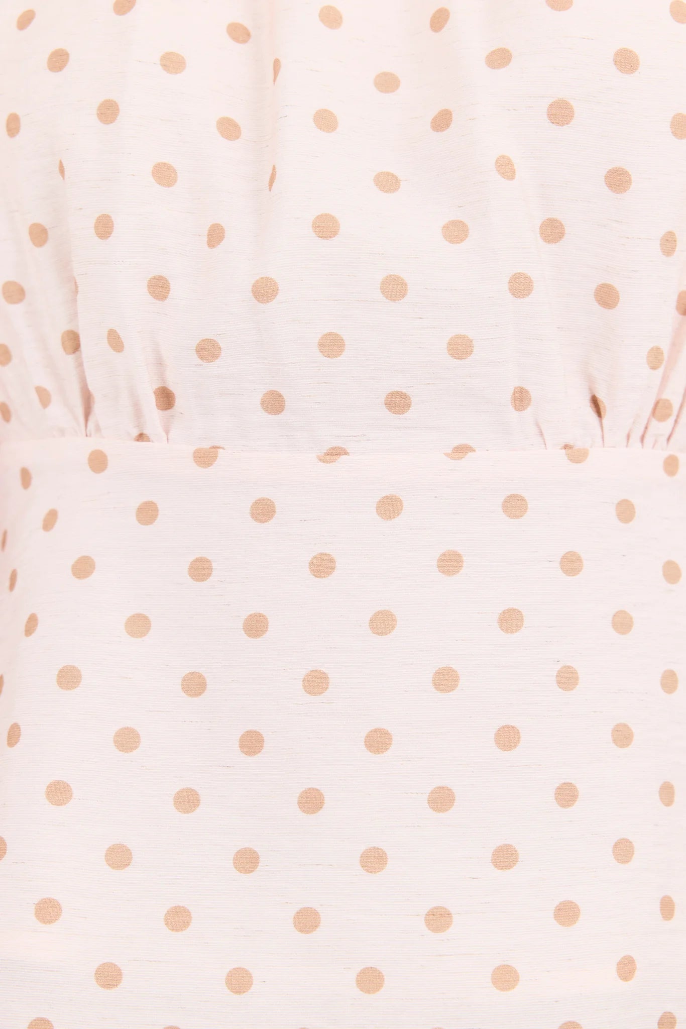 STORIES BE TOLD - EVENTUAL TOP - BLUSH CHOCOLATE POLKA DOT