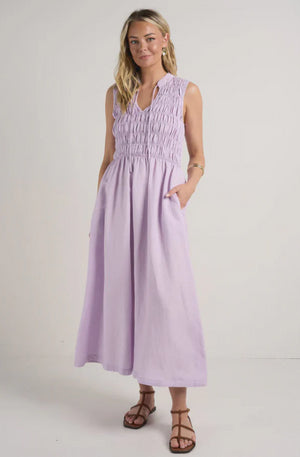 RE:UNION EXPLORER MIDI DRESS - LILAC