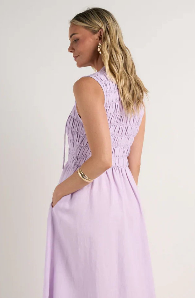 RE:UNION EXPLORER MIDI DRESS - LILAC