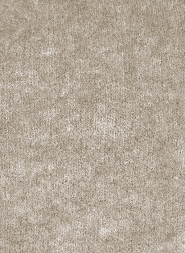 ESMAEE WHISPER V NECK SWEATER - OATMEAL