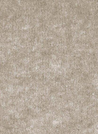 ESMAEE WHISPER V NECK SWEATER - OATMEAL