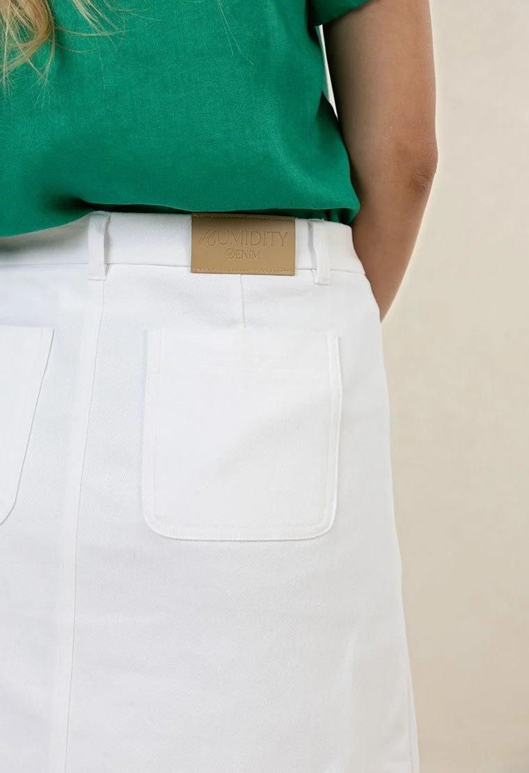 HUMIDITY LIFESTYLE FREESTYLE SKIRT - WHITE