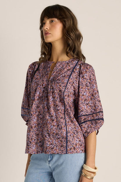 FATE + BECKER ALAIA BLOUSE - DITZY MULTI