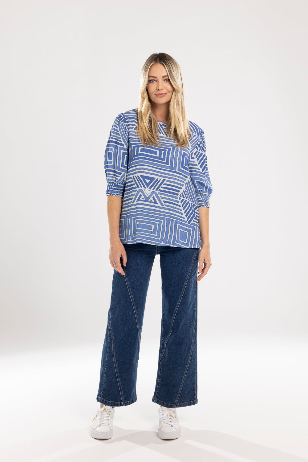 MI MOSO FINLEY TOP - BLUE