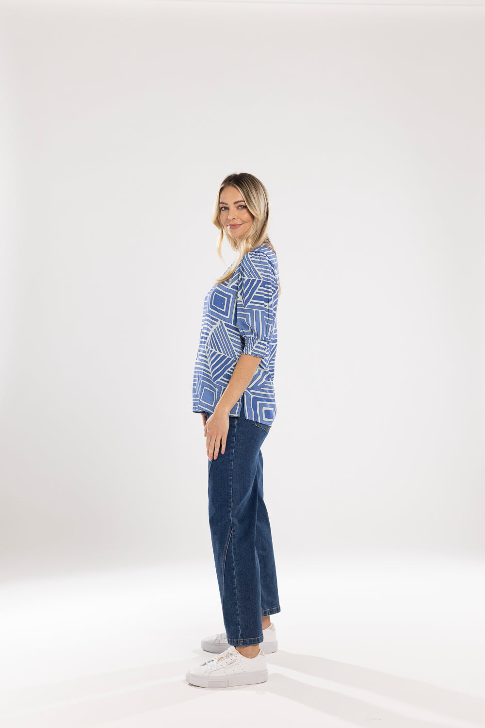 MI MOSO FINLEY TOP - BLUE