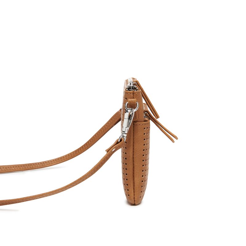 BLACK CAVIAR BAGS - MILLA CROSSBODY/CLUTCH - TAN