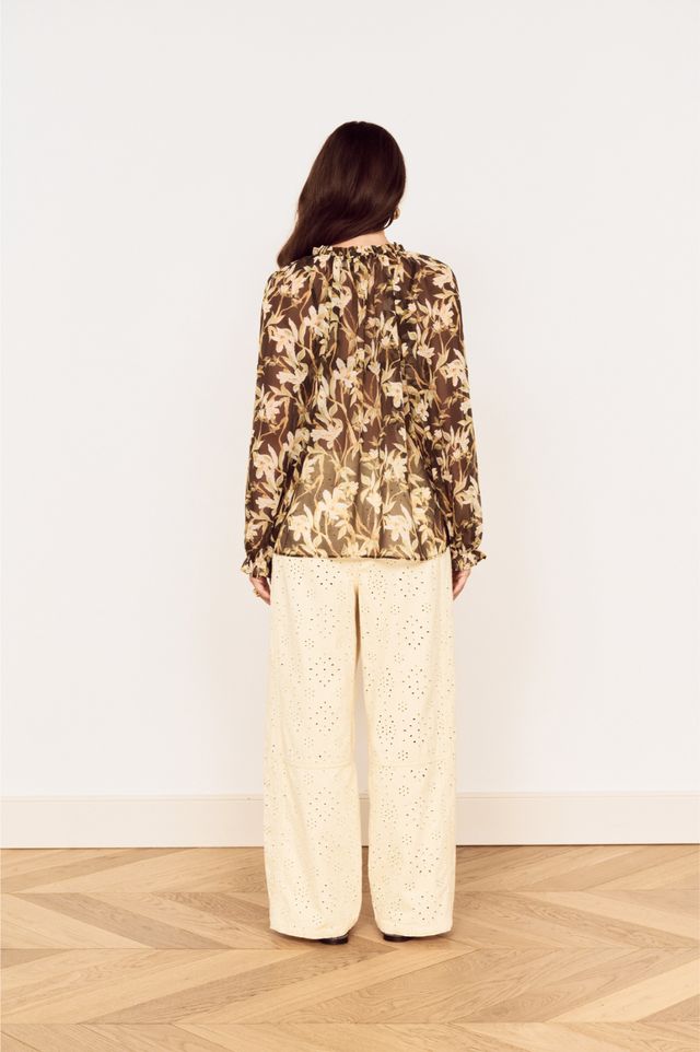 MINK PINK VEGA CHIFFON BLOUSE - FLORAL