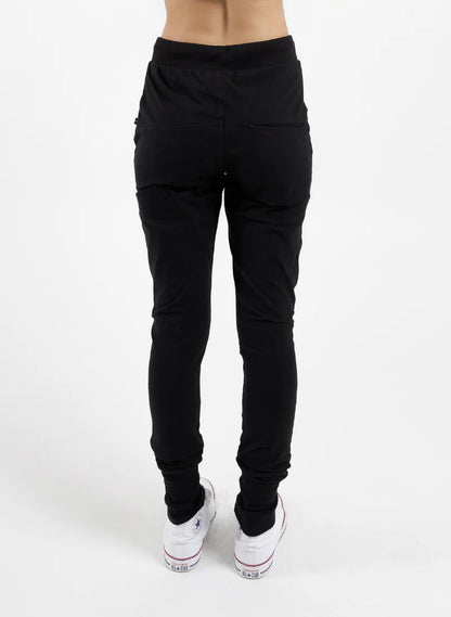 FEDERATION ESCAPE TRACKIES -  BLACK/SILVER ZIPS - F1024FST-BLACK