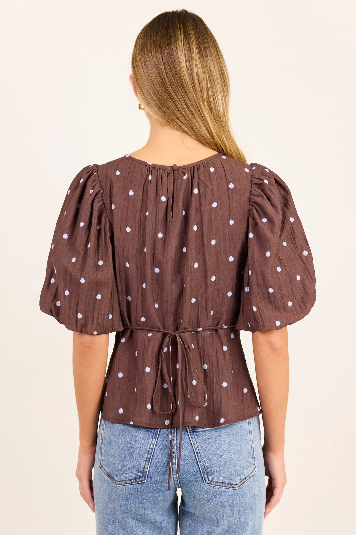 STORIES BE TOLD - FINALI BUBBLE TOP - MOCHA BLUE